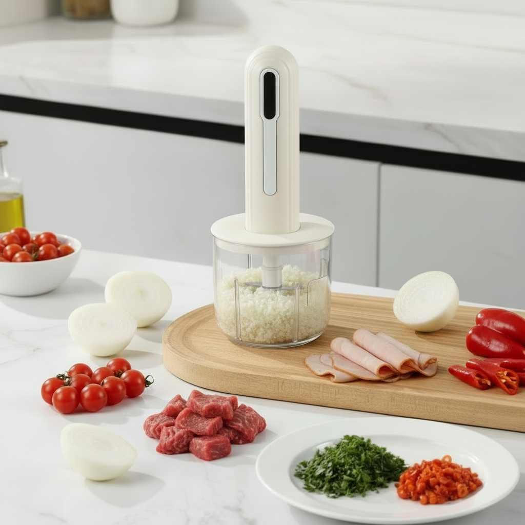 Electric Chopper with New Ingredients